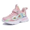Kids Sneakers Girls Breathable Mesh Sport Shoes Non-slip Running Shoes Slip-on Children Light Casual Walking Shoe Tenis Infantil